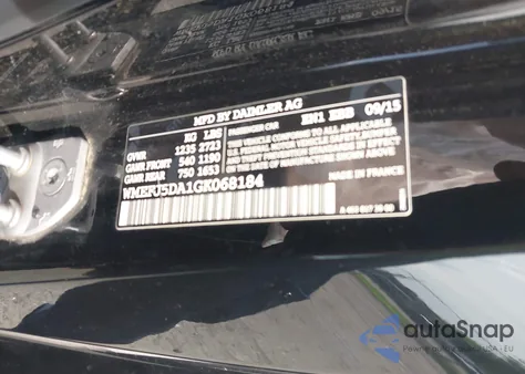 2016 Smart Fortwo Passion/Prime/Proxy/Pure from USA, damaged, VIN WMEFJ5DA1GK068184